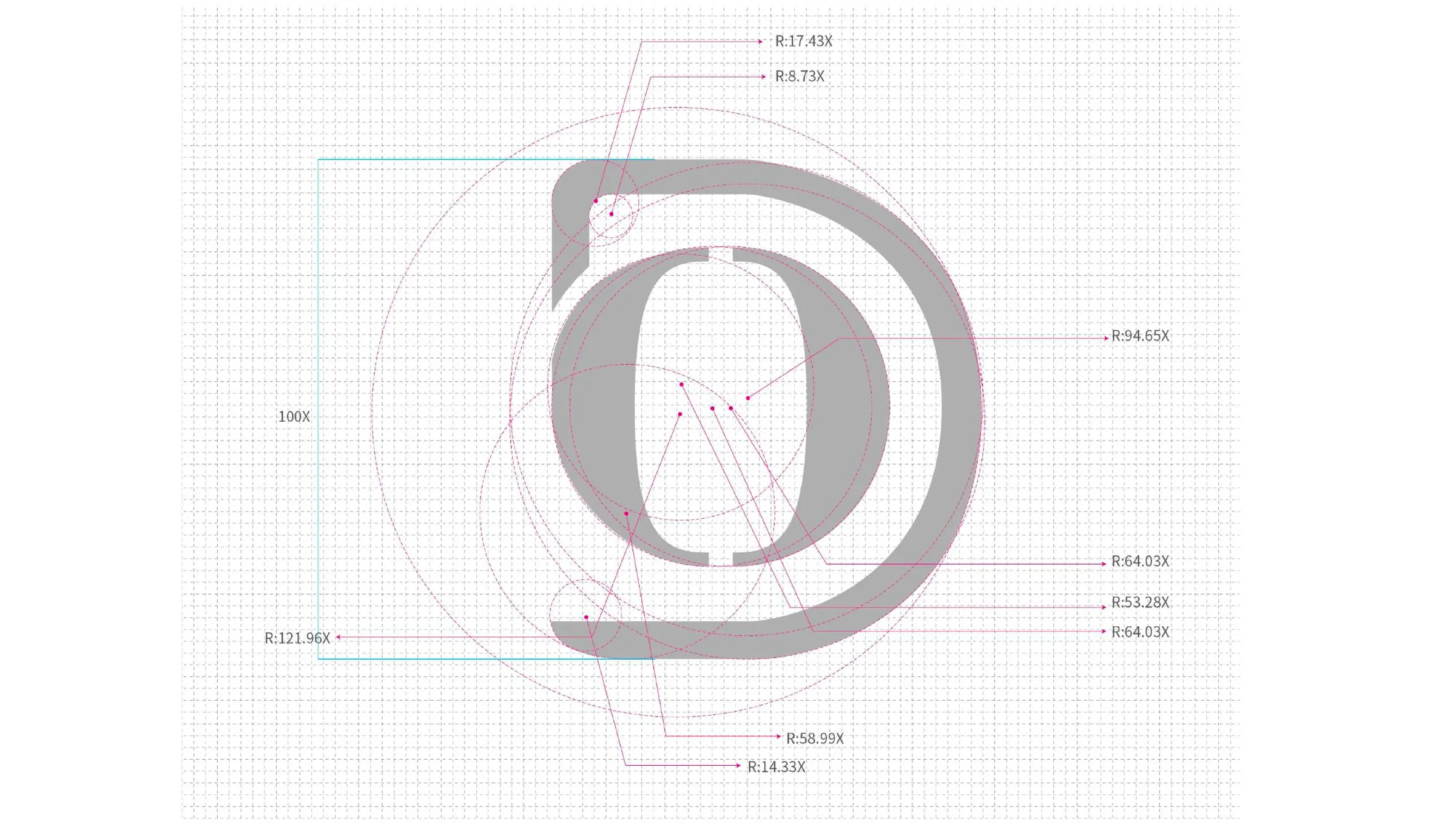 Logo Design Grid Lines