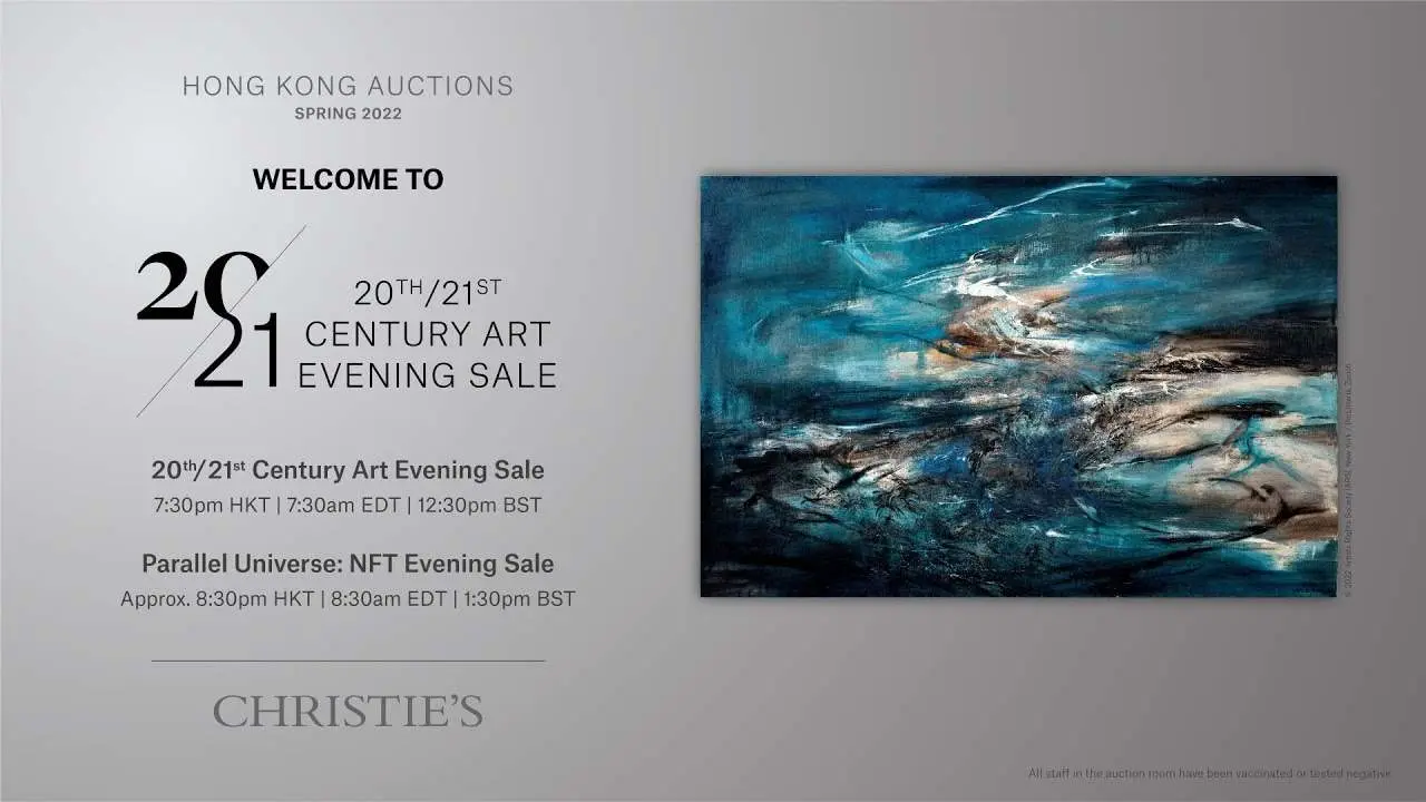 Hong Kong Auctions Spring 2021 welcome and event-schedule visual.