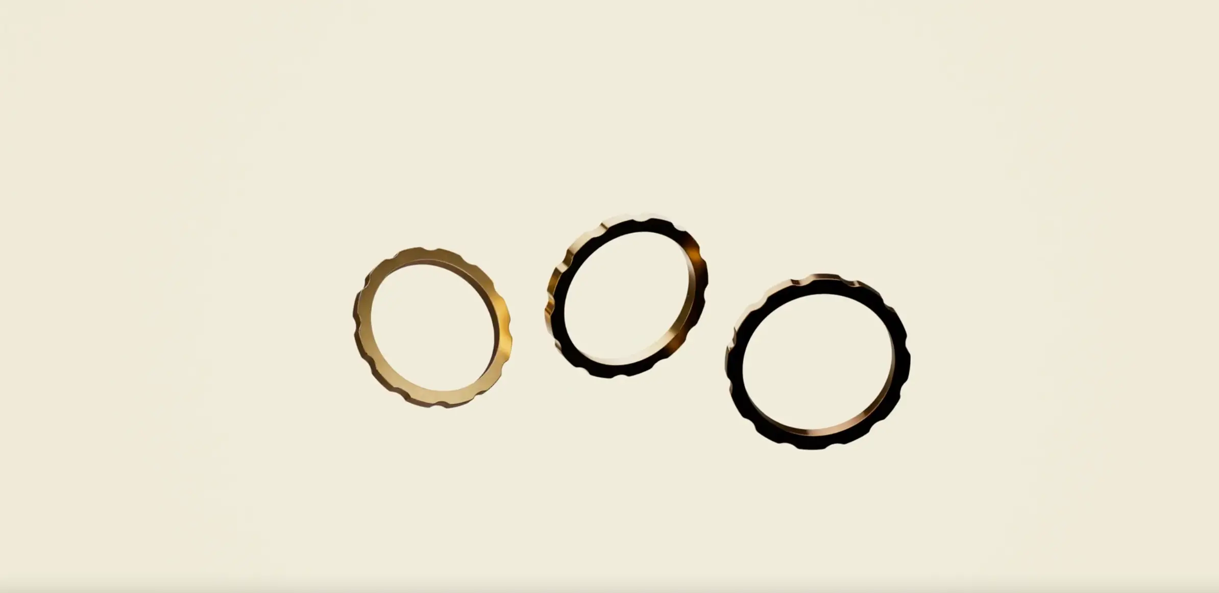Ring-form and metallic-material exploration.